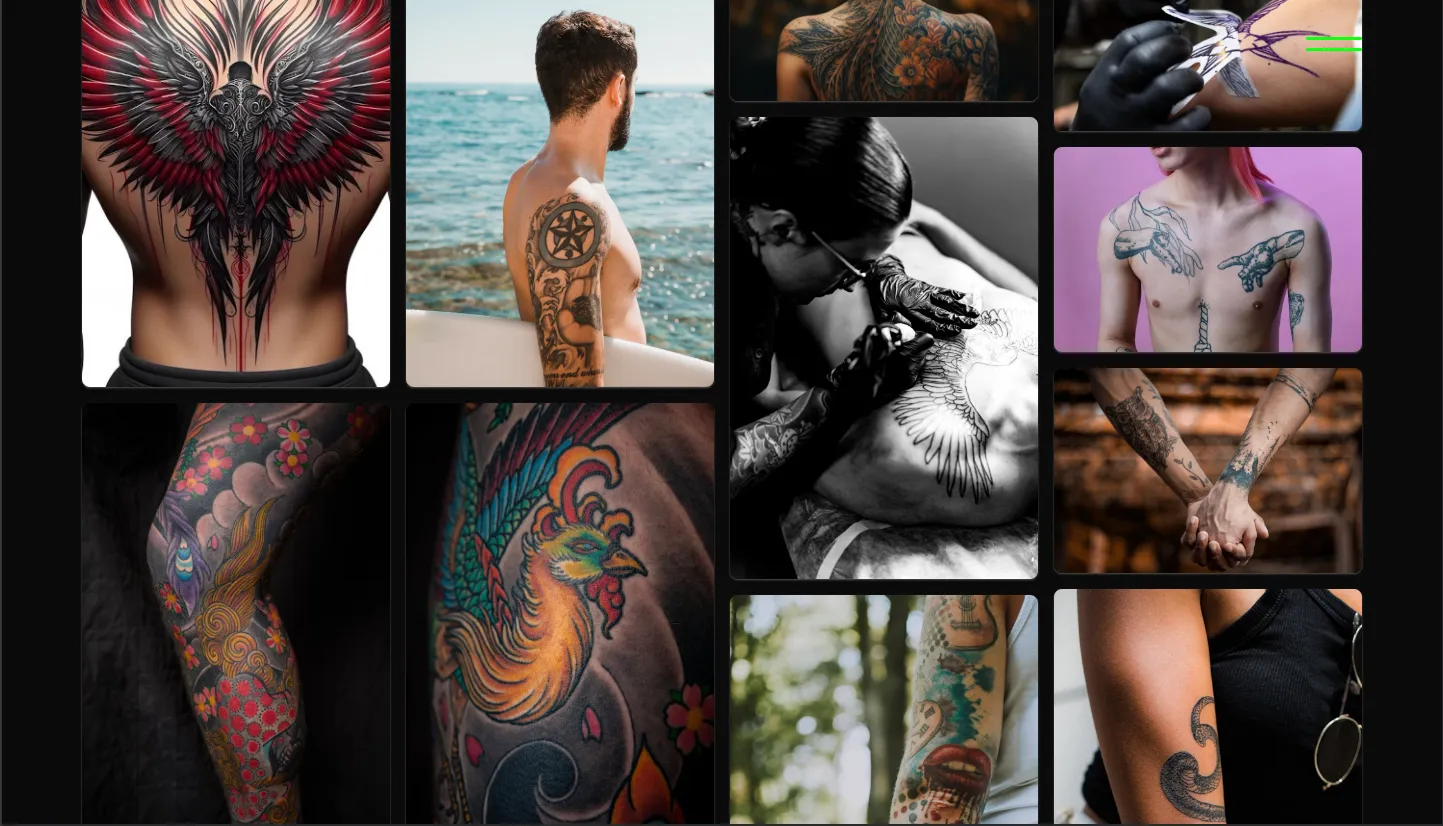 Galerie d'images de chaque artiste.